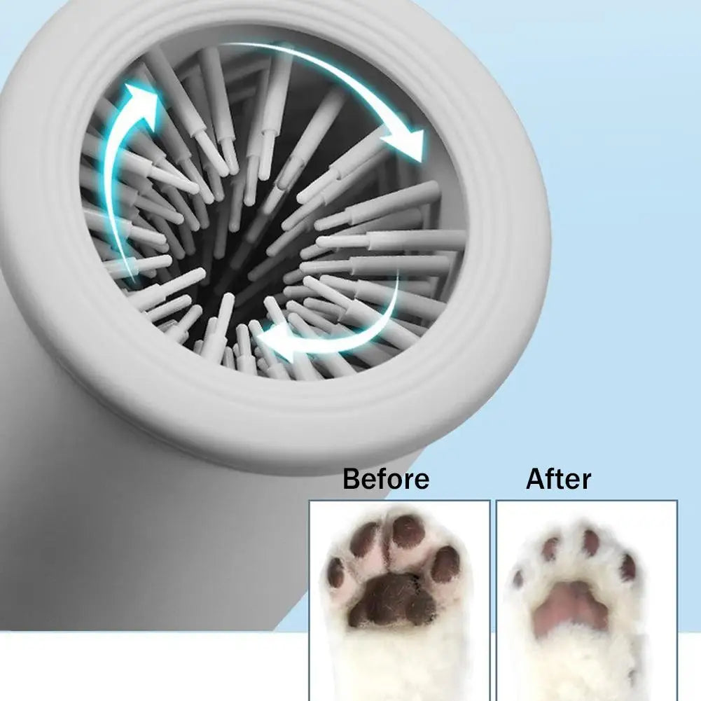 Automatic Dog Paw Cleaner – One-Touch Rechargeable Foot Washer