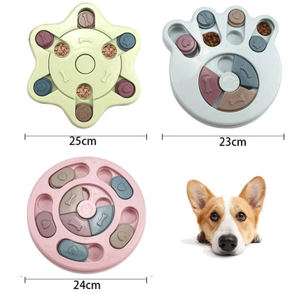 Dog Puzzle Toy Slow Feeder – Interactive Food Dispenser to Slow Eating & Boost IQ