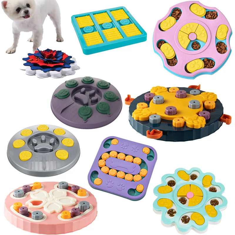 Dog Puzzle Toy Slow Feeder – Interactive Food Dispenser to Slow Eating & Boost IQ